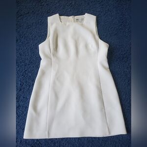 Zara Chic Cream Mini Dress, Size XL